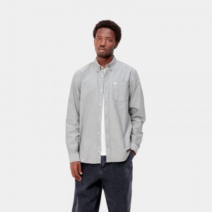 Grey Men Carhartt C-Logo Shirts | CGV-507641