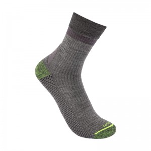 Grey Men Carhartt Force® Grid Lightweight Merino Wool Blend Crew Socks | SAR-710596