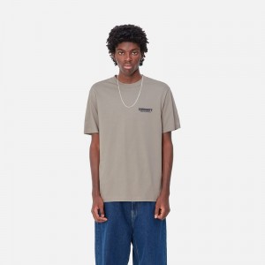 Grey Men Carhartt Trade T-Shirt | SKI-413825