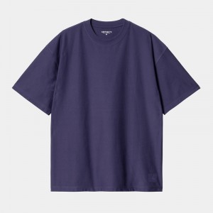 Navy Men Carhartt Dawson T-Shirt | UBD-604179