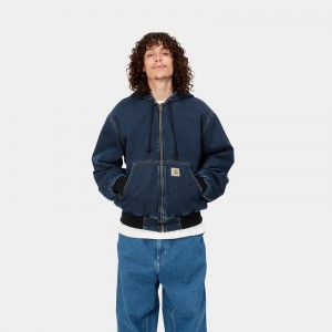 Navy Men Carhartt OG Active Winter Jackets | XVB-836271