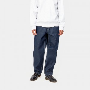 Navy Men Carhartt Simple Pants | ORB-308671