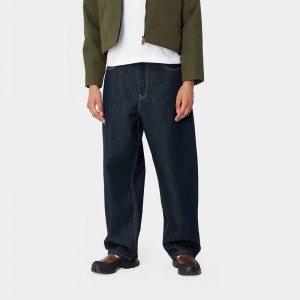 Navy Women Carhartt Brandon Pants | EOI-489530