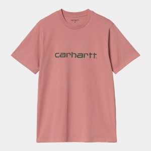 Rose Men Carhartt Script T-Shirt | RLA-019634