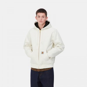 White Men Carhartt Active Winter Jackets | RLX-129305