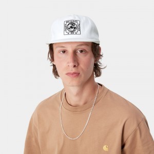 White Men Carhartt Stamp Hats | CZD-051738