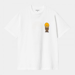 White Men Carhartt Sumimasen T-Shirt | XZA-193072