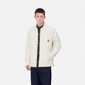 White Men Carhartt Wadeson Shirt Jackets | OVG-435128