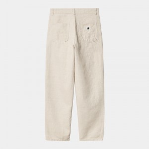 White Women Carhartt Ethel Double Knee Pants | MNX-956132