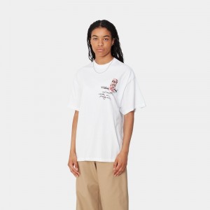 White Women Carhartt Immerse T-Shirt | EYU-294836