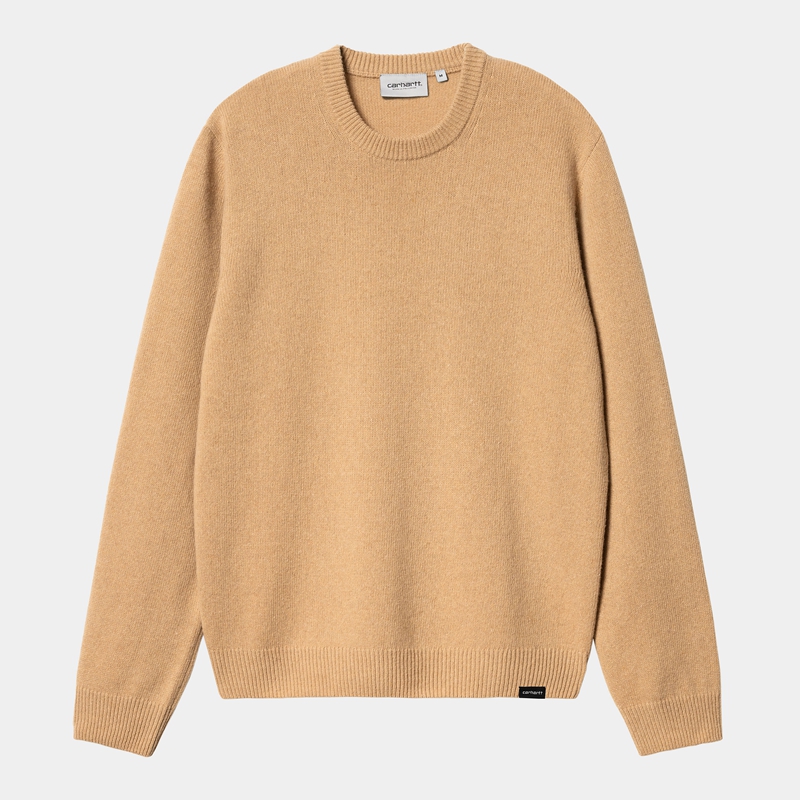 Beige Men Carhartt Alten Sweatshirt | ERI-281365