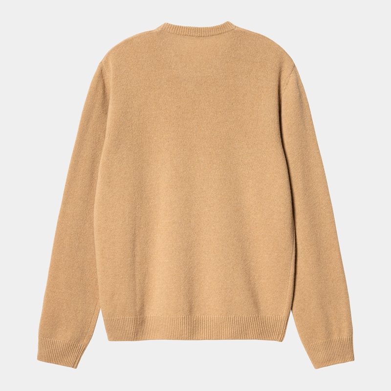 Beige Men Carhartt Alten Sweatshirt | ERI-281365