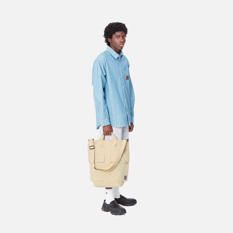 Beige Men Carhartt Balto Backpack | XUW-208917