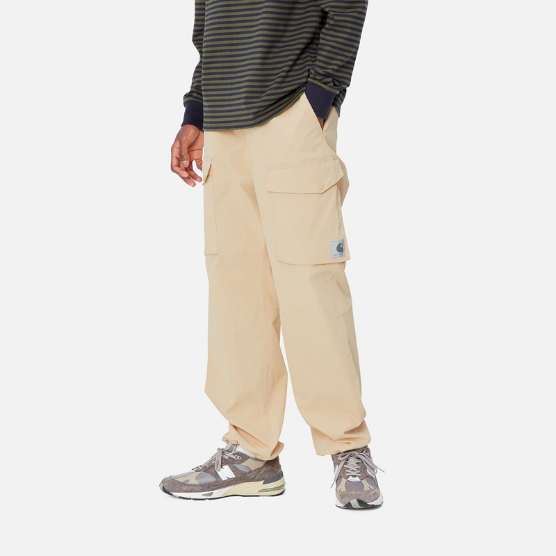 Beige Men Carhartt Balto Pants | BWY-278905