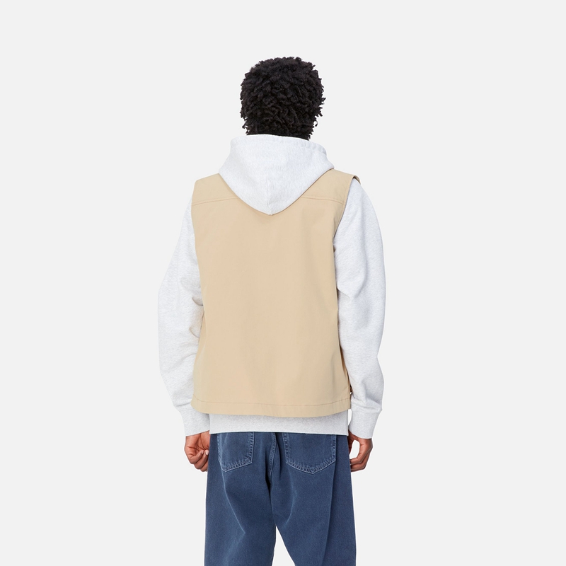 Beige Men Carhartt Balto Vest | ZDI-076148