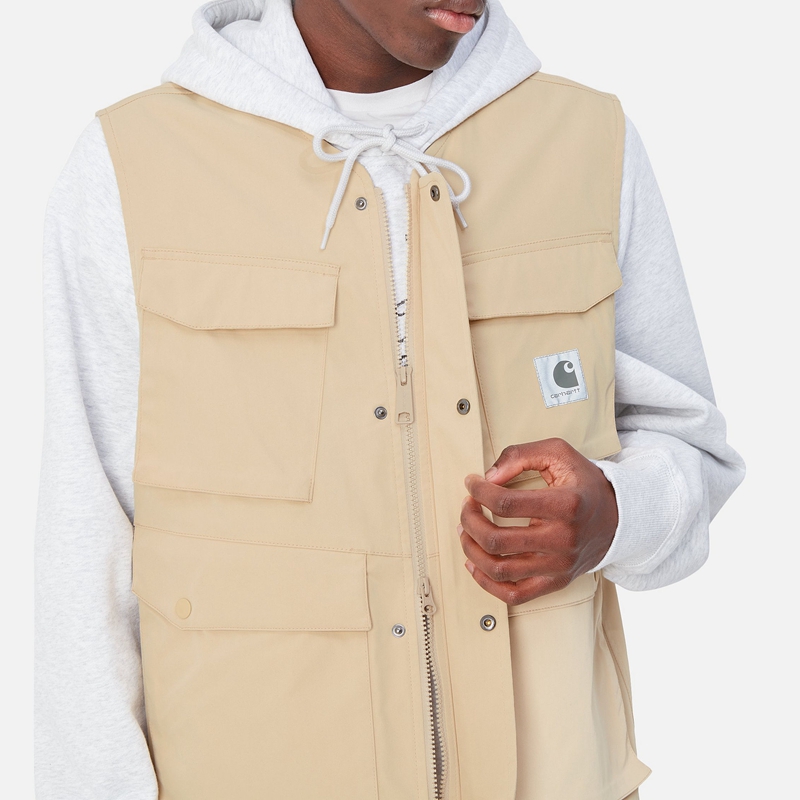 Beige Men Carhartt Balto Vest | ZDI-076148