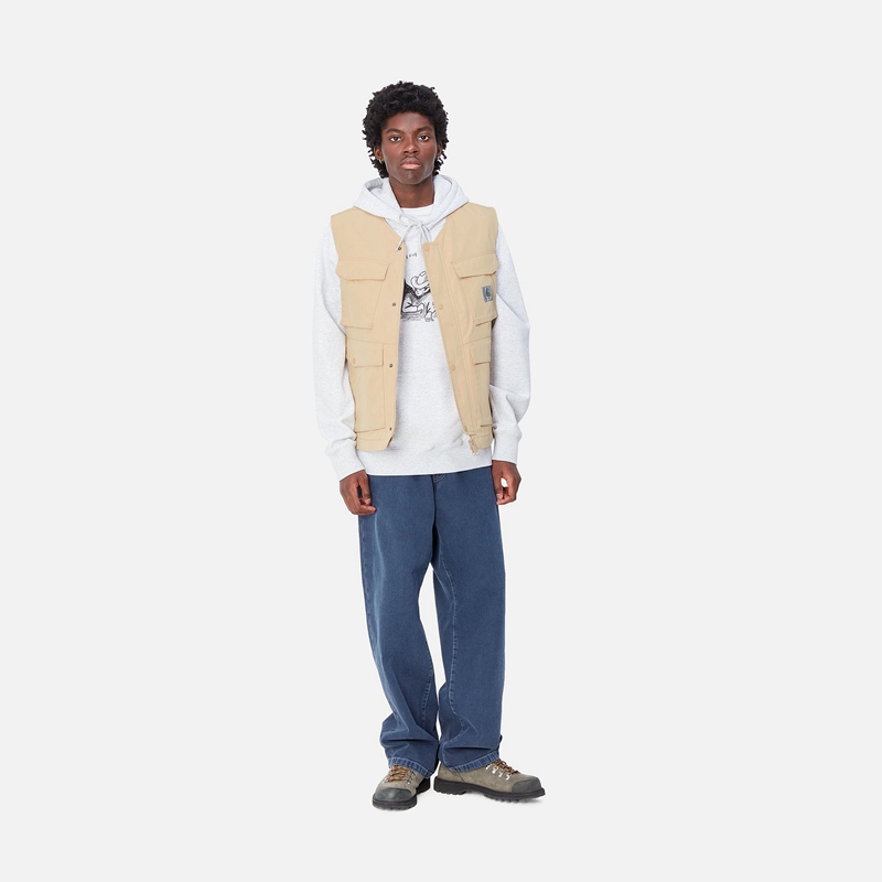 Beige Men Carhartt Balto Vest | ZDI-076148