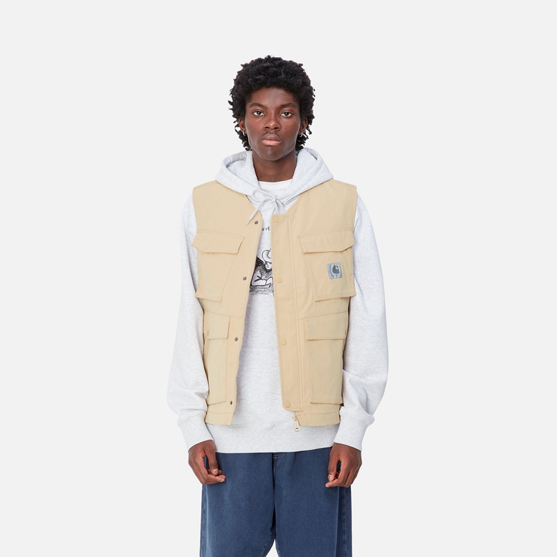 Beige Men Carhartt Balto Vest | ZDI-076148