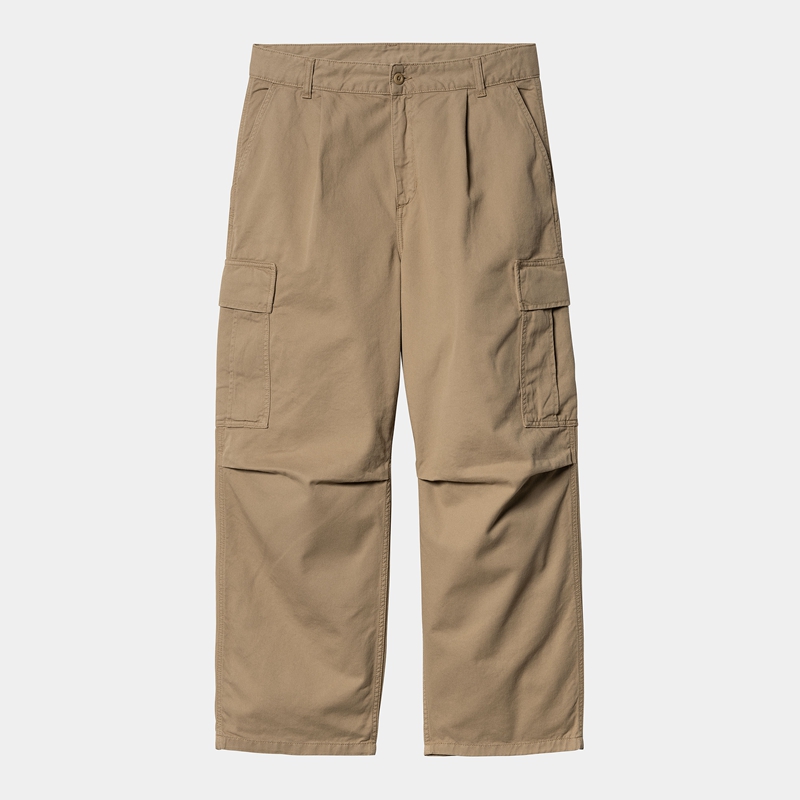 Beige Men Carhartt Cole Cargo Pants | ETZ-301896