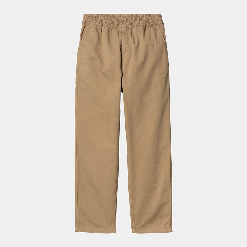 Beige Men Carhartt Flint Pants | APG-075361