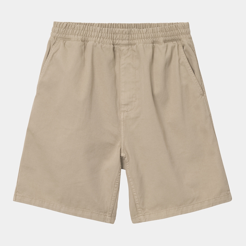 Beige Men Carhartt Flint Shorts | QLZ-236804