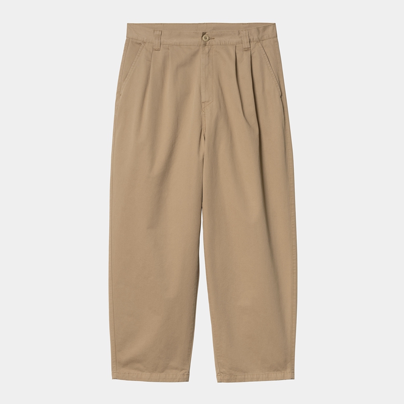 Beige Men Carhartt Merrick Pants | KHN-983654