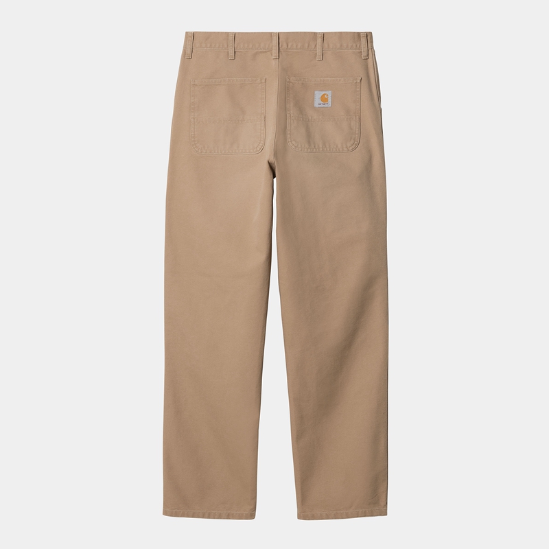 Beige Men Carhartt Simple Pants | LUY-623904