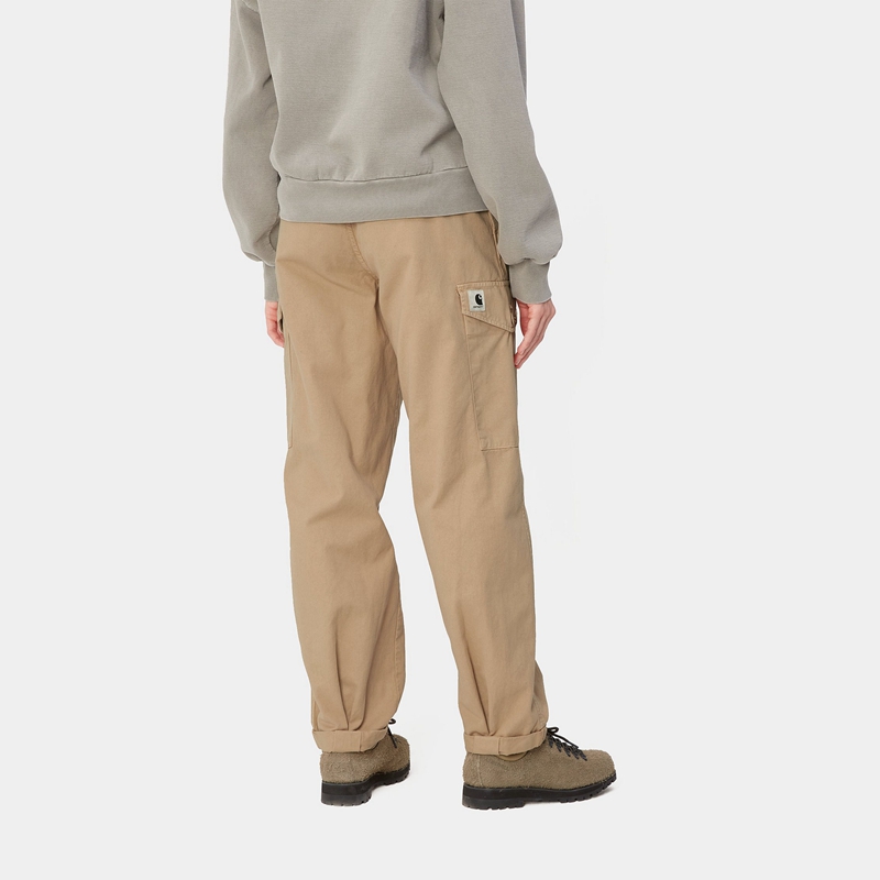 Beige Women Carhartt Collins Pants | BCE-958137