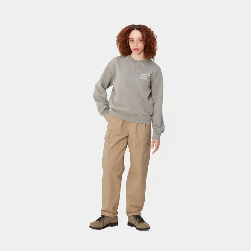 Beige Women Carhartt Collins Pants | BCE-958137