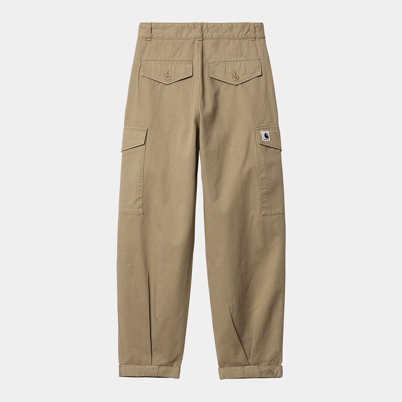 Beige Women Carhartt Collins Pants | BCE-958137