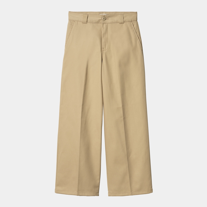 Beige Women Carhartt Craft Pants | AUI-253479