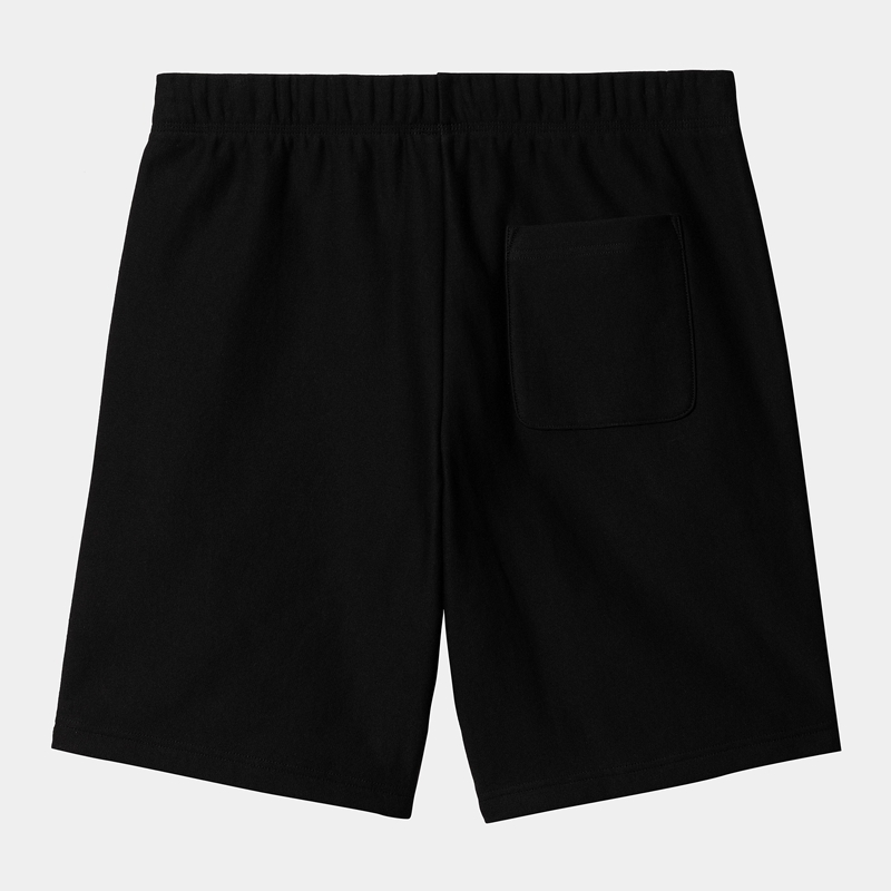 Black Men Carhartt American Script Shorts | WUZ-201647