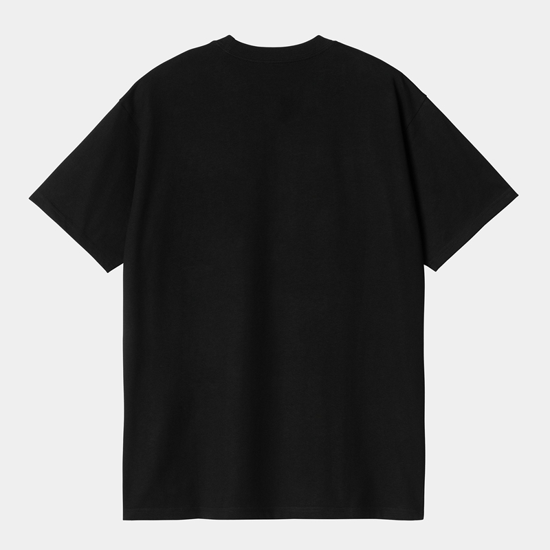 Black Men Carhartt Amour Pocket T-Shirt | JMG-812930