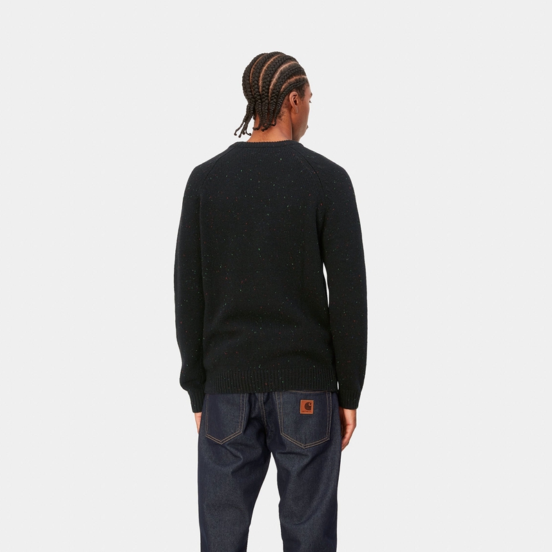 Black Men Carhartt Anglistic Sweatshirt | UAL-423781