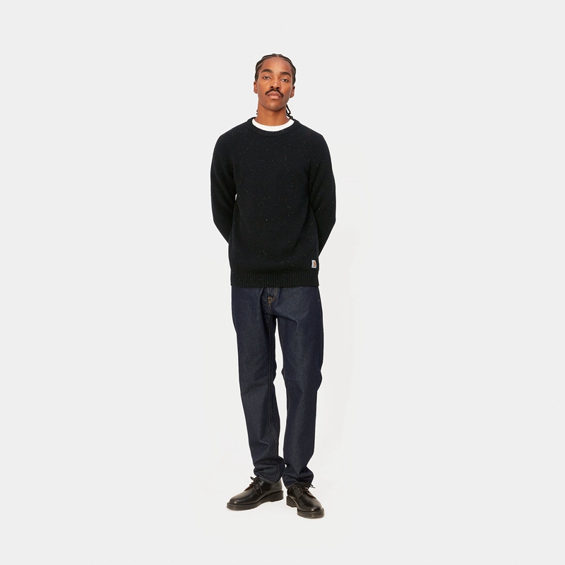 Black Men Carhartt Anglistic Sweatshirt | UAL-423781