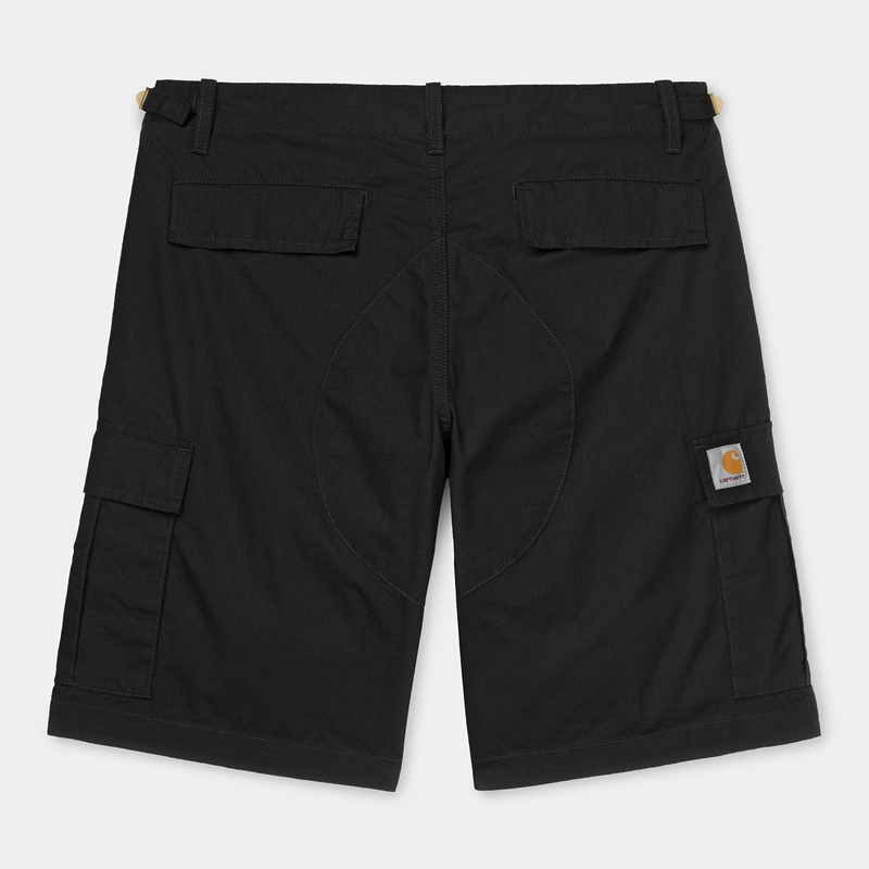 Black Men Carhartt Aviation Shorts | AOF-026754