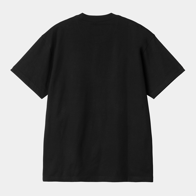 Black Men Carhartt BIB T-Shirt | SUP-490217