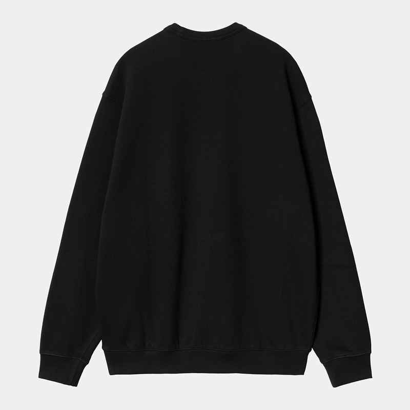 Black Men Carhartt Billy Sweatshirt | RIJ-412308