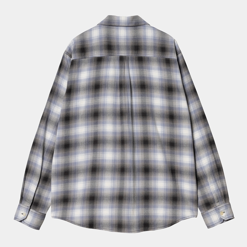 Black Men Carhartt Blanchard Shirts | NUL-527691