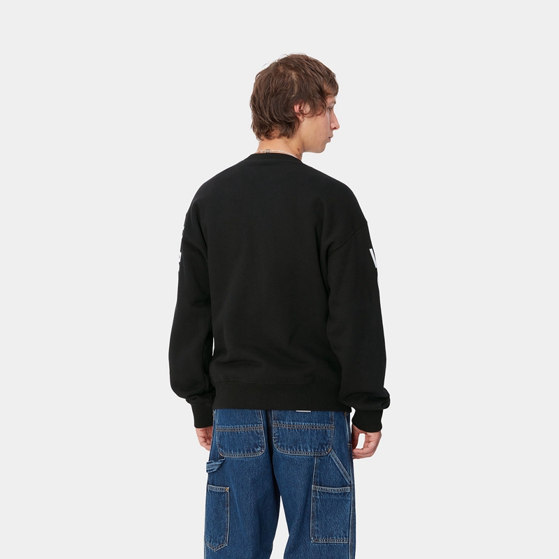 Black Men Carhartt Body of Work Sweatshirt | NGR-053276