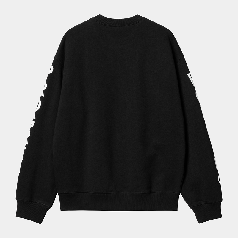 Black Men Carhartt Body of Work Sweatshirt | NGR-053276