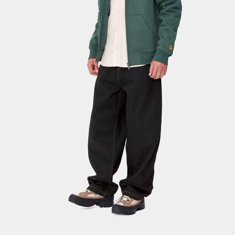 Black Men Carhartt Brandon Pants | AMD-409785