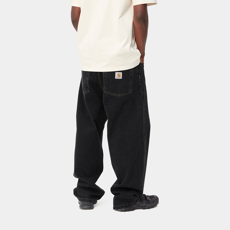 Black Men Carhartt Brandon Pants | YEB-125068