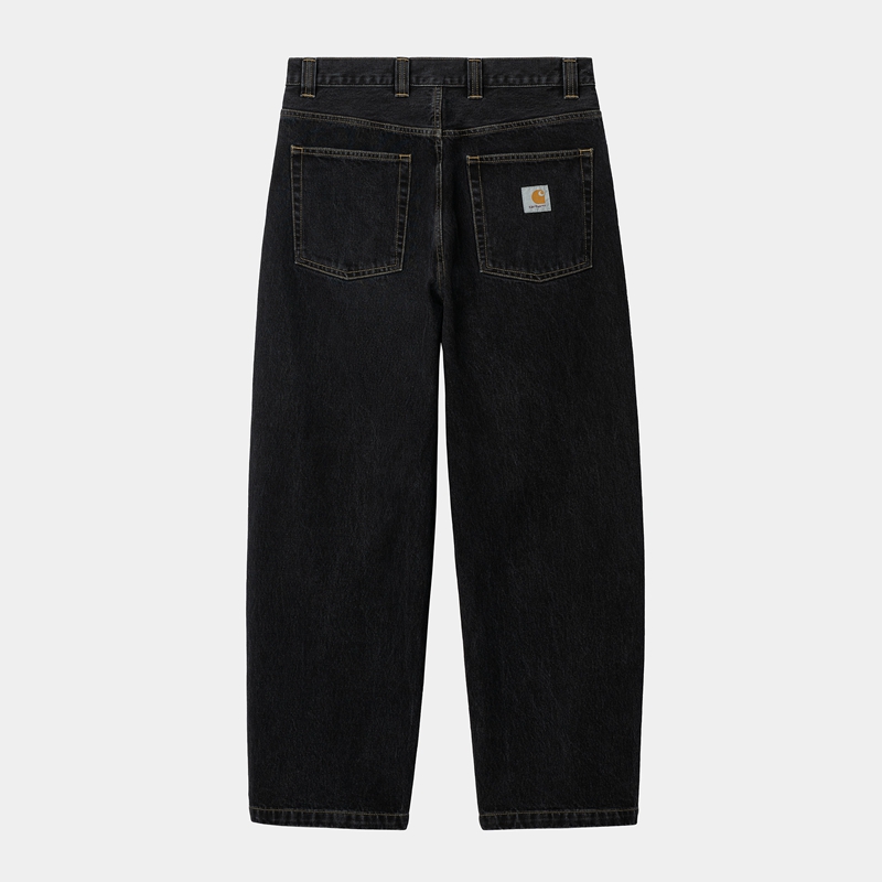 Black Men Carhartt Brandon Pants | YEB-125068