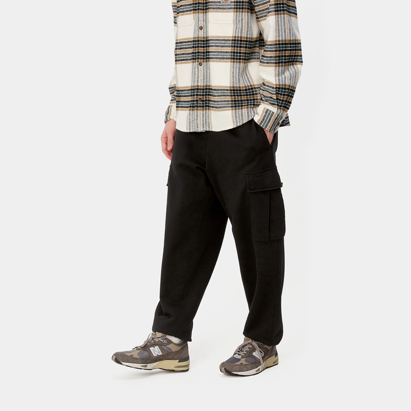 Black Men Carhartt Cargo Pants | NOT-547186