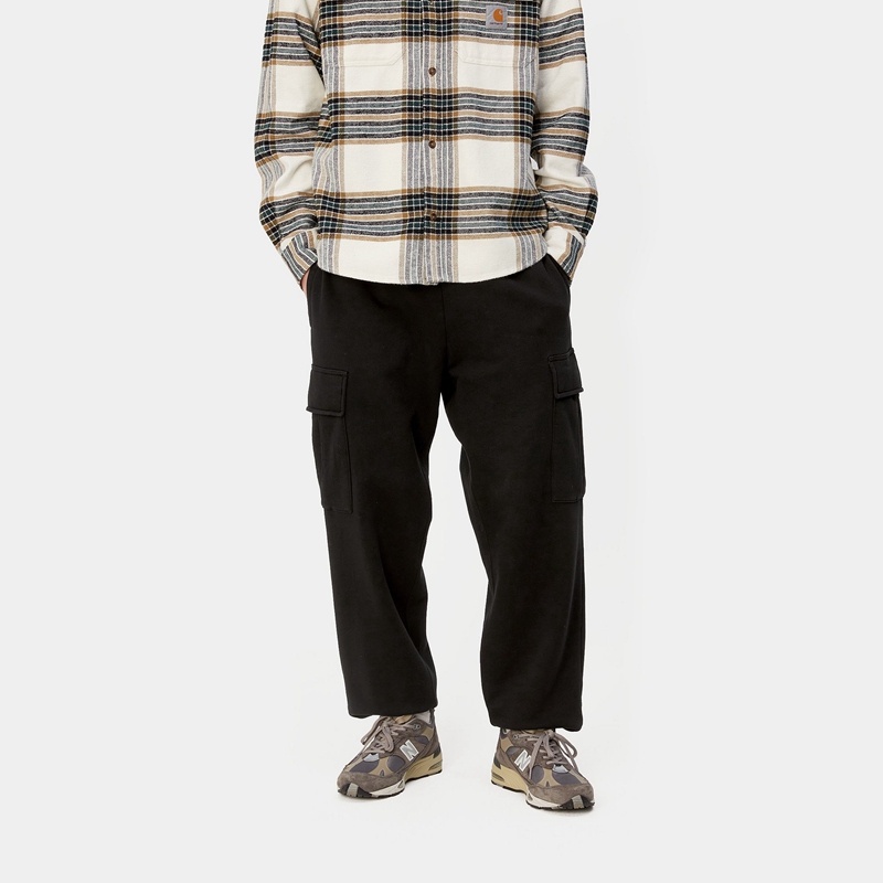 Black Men Carhartt Cargo Pants | NOT-547186