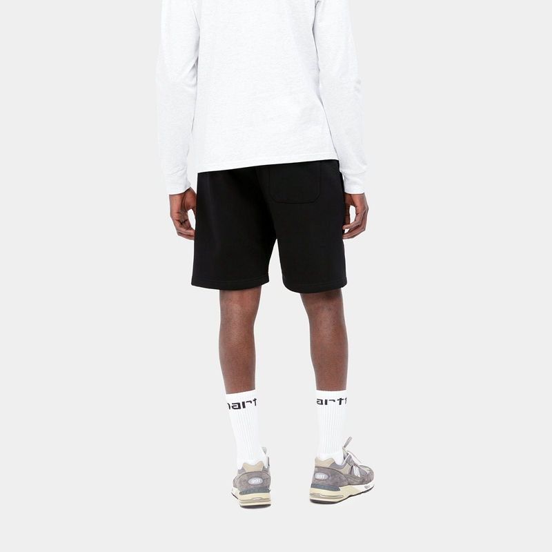 Black Men Carhartt Chase Shorts | NES-634129