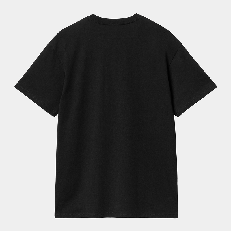 Black Men Carhartt Chase T-Shirt | UNS-653921