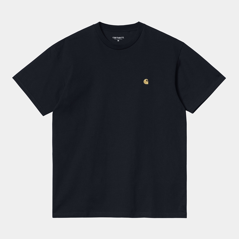 Black Men Carhartt Chase T-Shirt | ZAQ-578609