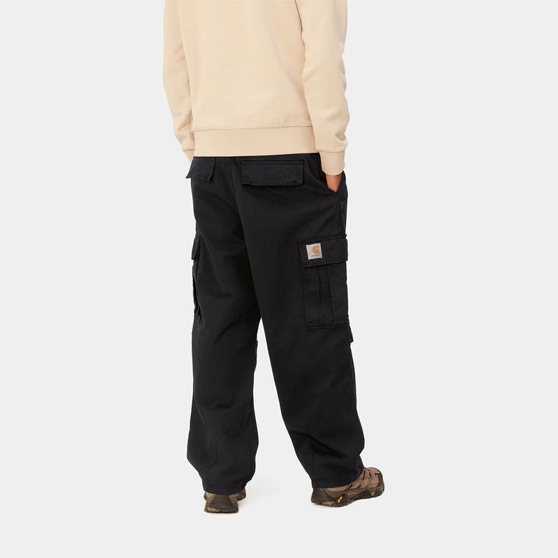 Black Men Carhartt Cole Cargo Pants | HEO-875364